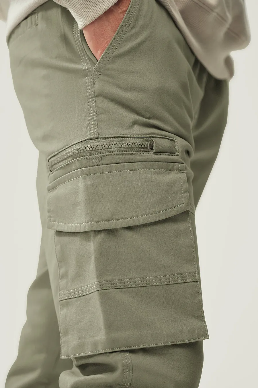Calças jogger · Homem · Verde Oliveira