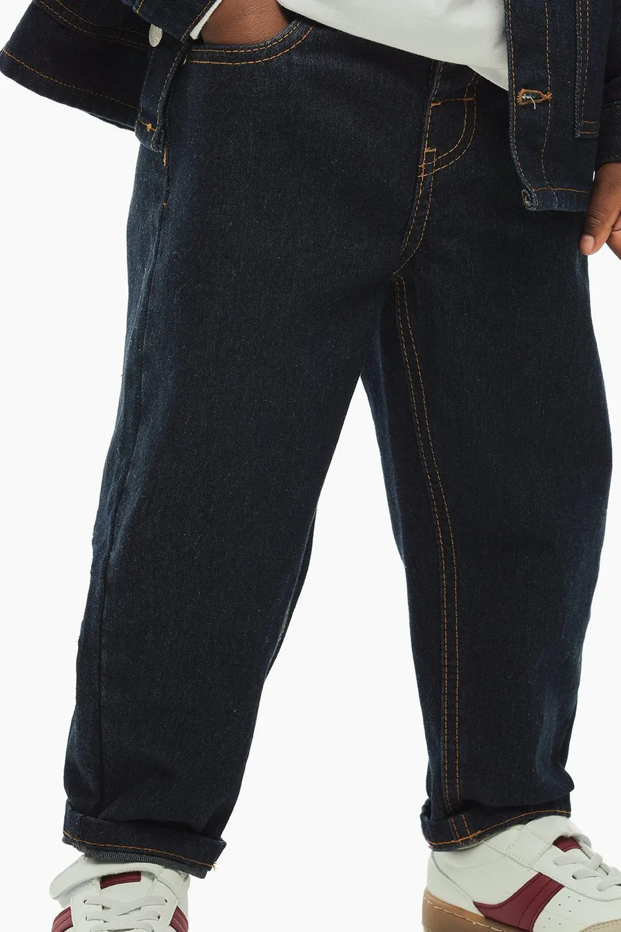 Peça Rigid Baggy Denims · Menino