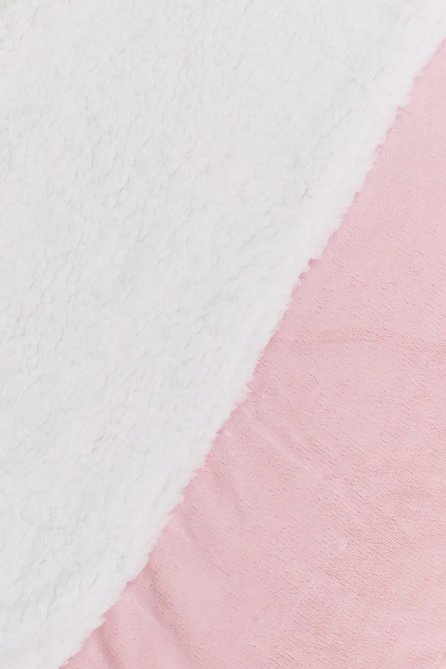 Manta Sherpa em poliéster · Bebé · Rosa Bebe