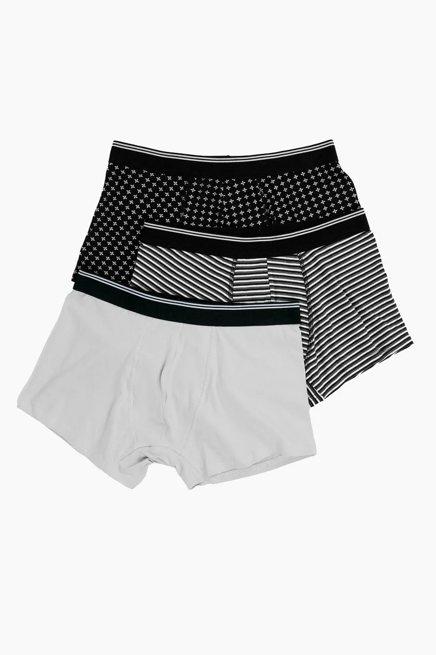 Boxers pack de 3 · Homem · Cinzento