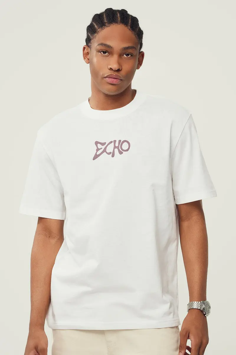 T-shirt largo · Homem