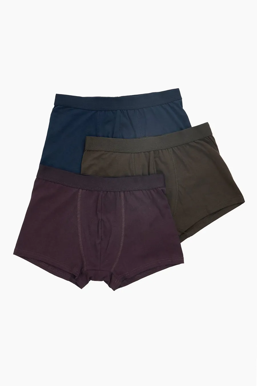 Boxers pack de 3 em algodão · Homem · Vinho