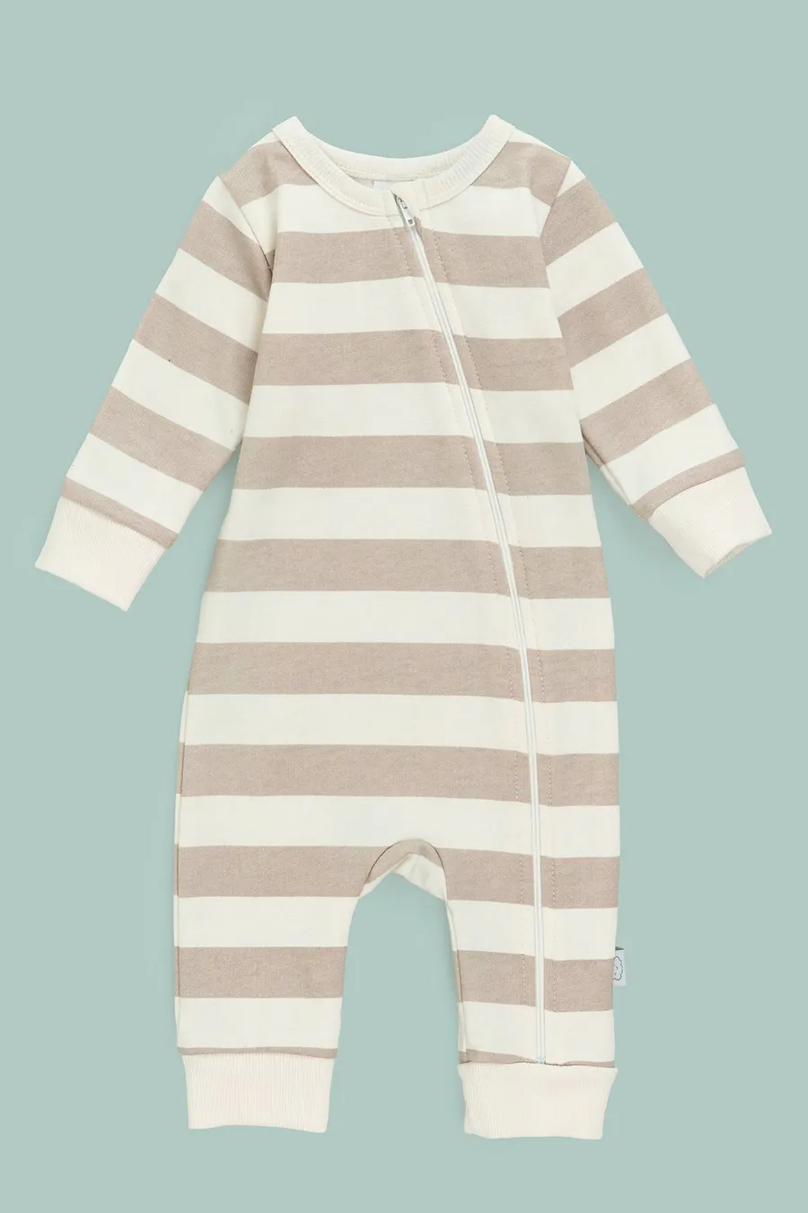 Babygrow Interlock em algodão · Bebé · Caqui