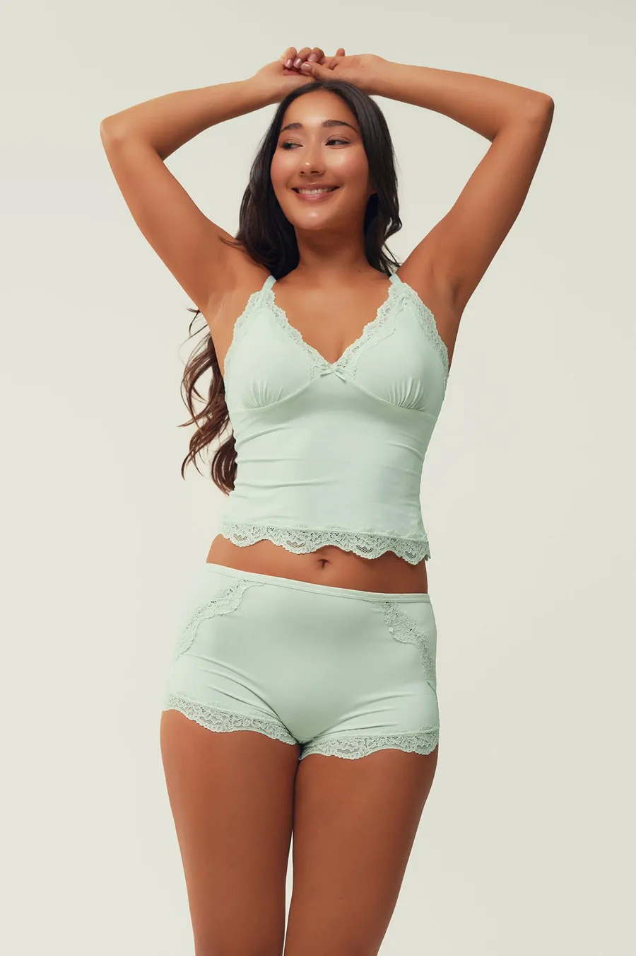 Top de alças Boyleg · Senhora · Verde