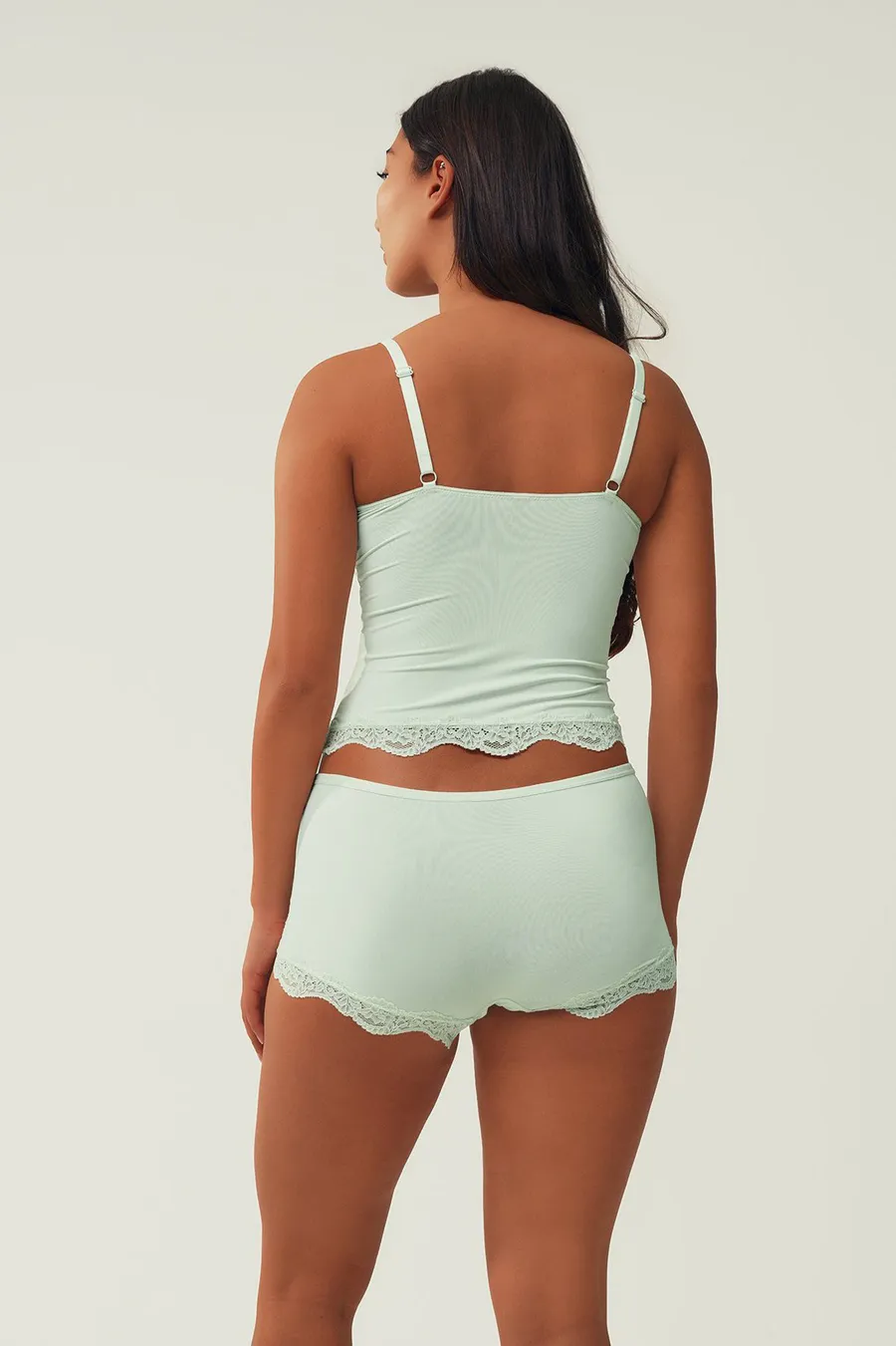 Top de alças Boyleg · Senhora · Verde