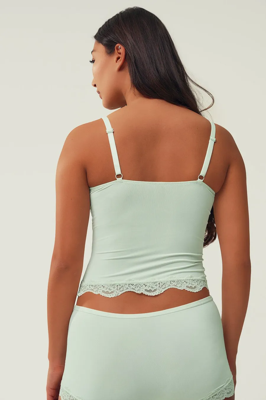 Top de alças Boyleg · Senhora · Verde