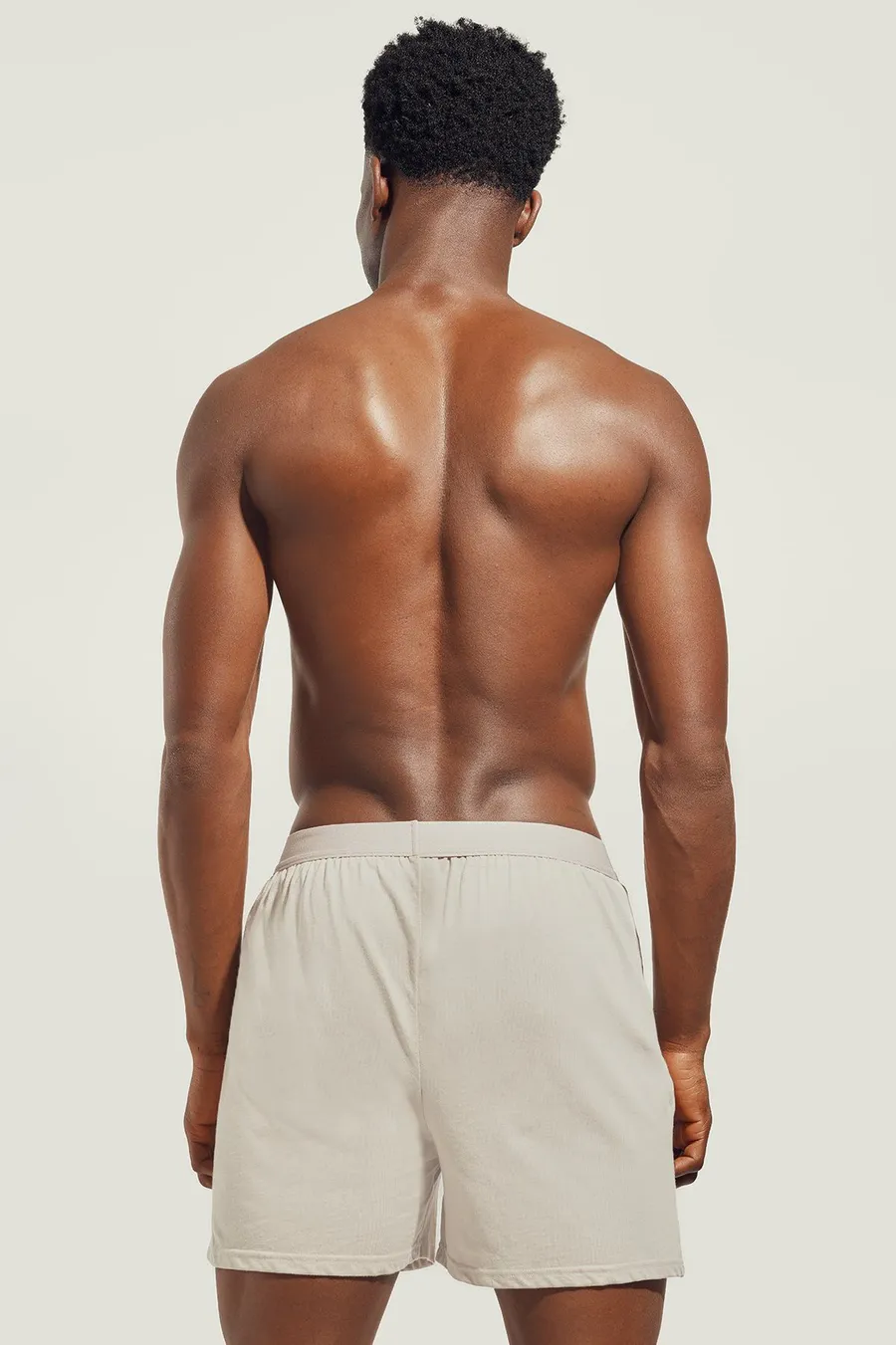 Boxers pack de 3 em algodão · Homem · Creme
