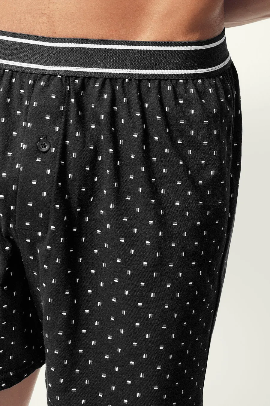 Boxers pack de 3 em algodão · Homem · Preto