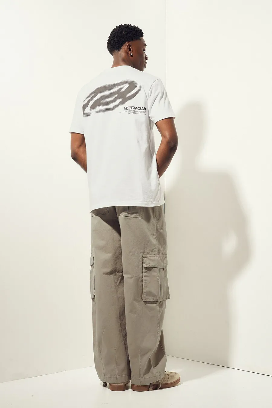 Calças Baggy · Homem