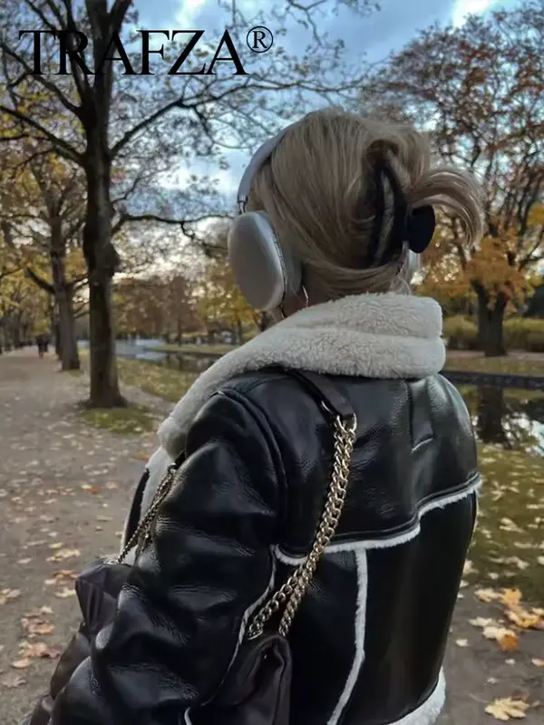 Casaco Feminino Forrado Vintage Lapela Clássica