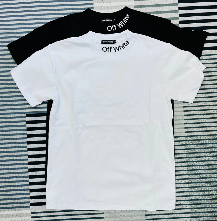 Camiseta Off-White Arrows Brush – Edição Exclusiva · Branco