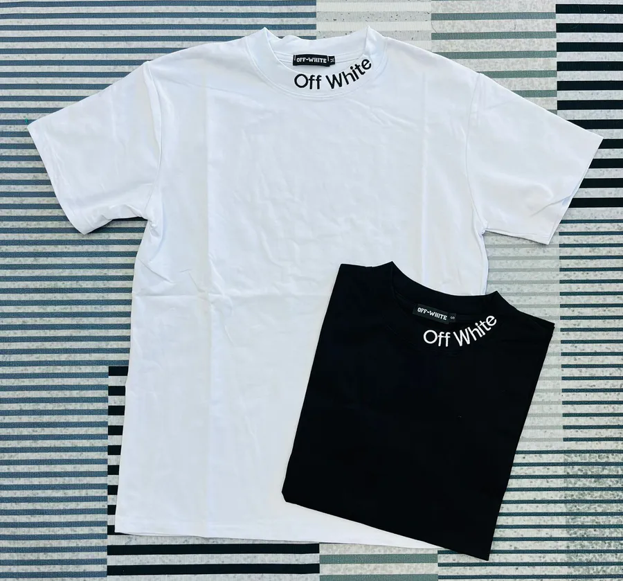 Camiseta Off-White Arrows Brush – Edição Exclusiva · Branco