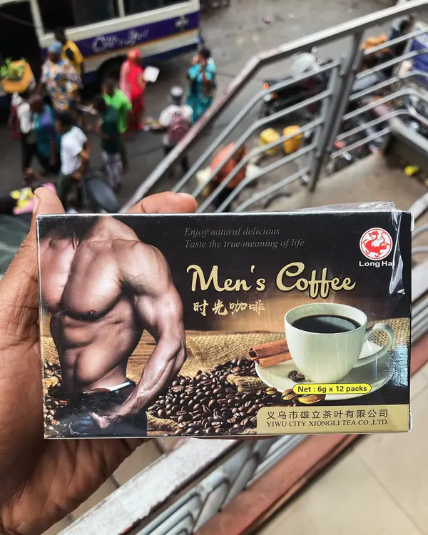 Café Masculino Long Hai Men's Coffee - Chá Potência Energizante Masculina